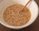 湯豆腐に！ごま油香るひきわり納豆味噌ダレ作り方2写真
