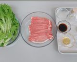 肉巻きレタス作り方1写真