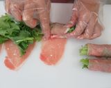 肉巻きレタス作り方2写真