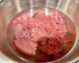 鶏レバーと生姜のあっさり煮作り方1写真