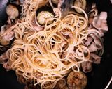 ワインに合う♪豚肉とナスの和風パスタ作り方6写真