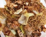 肉入り焼きそばのオムマキ作り方2写真