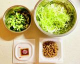 簡単ズボラw♡ダイエット♡納豆キャベツ♡作り方4写真