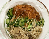 母の味　えのきときゅうりの和え物作り方6写真
