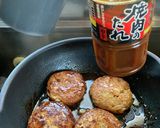 ハンバーガーパテ　簡単テリヤキ風味作り方5写真