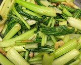 簡単♪野菜で一品♪青梗菜のニンニク炒め作り方4写真