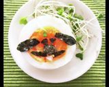 ゆで卵ワンちゃん作り方10写真