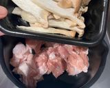 ほたて醤油☆鶏肉とエリンギのバター醤油味作り方1写真