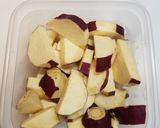 【レンジ調理】さつまいもの煮物作り方1写真