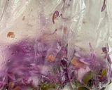紫キャベツ　塩昆布で簡単和え物作り方3写真