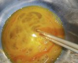 スキレット　de 　逆さまオムライス♡作り方3写真