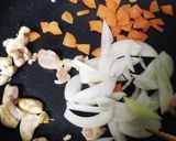 スキレット　de 　逆さまオムライス♡作り方4写真