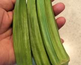 オクラ処理★めんつゆマヨ焼き作り方1写真