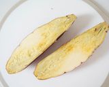 丸ごと芋のスイートポテト 黒ごまアイスのせ作り方3写真