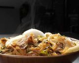 オーク肉の豚キムチ丼作り方4写真