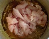 鶏ささみ肉と 白滝 エノキの ごま味噌煮✿作り方7写真