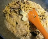 きのこのクリームパスタ作り方4写真