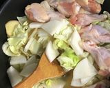 手羽元とキャベツの参鶏湯風味鍋作り方5写真