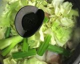 手羽元とキャベツの参鶏湯風味鍋作り方7写真