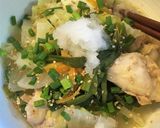 手羽元とキャベツの参鶏湯風味鍋作り方12写真