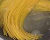 ワンパンでネギと海苔の和カルボナーラ作り方3写真