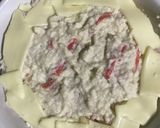 豆腐でヘルシー♡カニカマクリームドリア作り方3写真