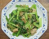 小松菜とちりめんじゃこの炒め物作り方6写真