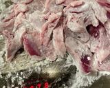 砂肝とキャベツのニンニク醤油炒め作り方2写真