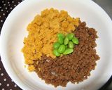 大豆ミートdeヘルシー二色丼♪作り方8写真
