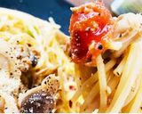 超簡単まいたけとツナとトマトの美人パスタ作り方13写真