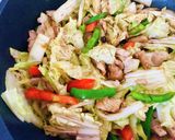 「おうち居酒屋」白菜の回鍋肉ご飯♡作り方18写真
