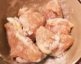 鶏肉と野菜のガーリックポン酢和え作り方1写真