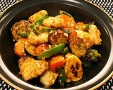 鶏肉と野菜のガーリックポン酢和え作り方8写真