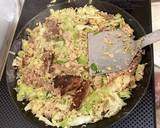 粉なし！低糖質！豆腐と卵でお好み焼き♪作り方7写真