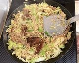 粉なし！低糖質！豆腐と卵でお好み焼き♪作り方7写真