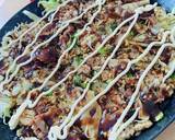 粉なし！低糖質！豆腐と卵でお好み焼き♪作り方8写真
