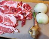 新生姜を食べる、豚しょうが炒め作り方1写真