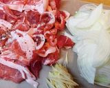 新生姜を食べる、豚しょうが炒め作り方2写真
