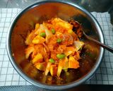 生ハム大根りんご入♪すりおろし人参サラダ作り方8写真