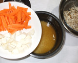 五目おこわ♪簡単炊飯器もち米炊き込みご飯作り方5写真