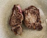 牛ステーキ　わさび醤油ソース作り方2写真