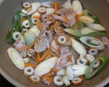 ランチにぴったり♪ねぎたっぷり焼きうどん作り方3写真
