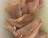 鶏むね肉と小松菜のオイスター炒め〜赤酒〜作り方2写真