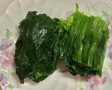 柚子胡椒でほうれん草のお浸し作り方3写真