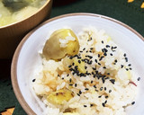 さつまいもとカボチャ（栗）の炊き込みご飯作り方6写真