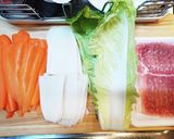 超簡単！野菜と豚バラ肉のミルフィーユ鍋！作り方1写真