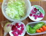 クリスマス ☆サラダリース☆作り方1写真
