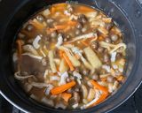 むかご入り・具多めのもち麦炊き込みご飯♬作り方4写真