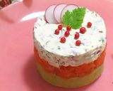アボカドクリームチーズのサーモンタルタル作り方12写真