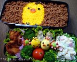 キャラ弁✿うずら卵でキイロイトリ♡作り方6写真